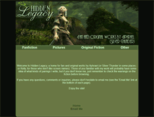 Tablet Screenshot of hiddenlegacy.net